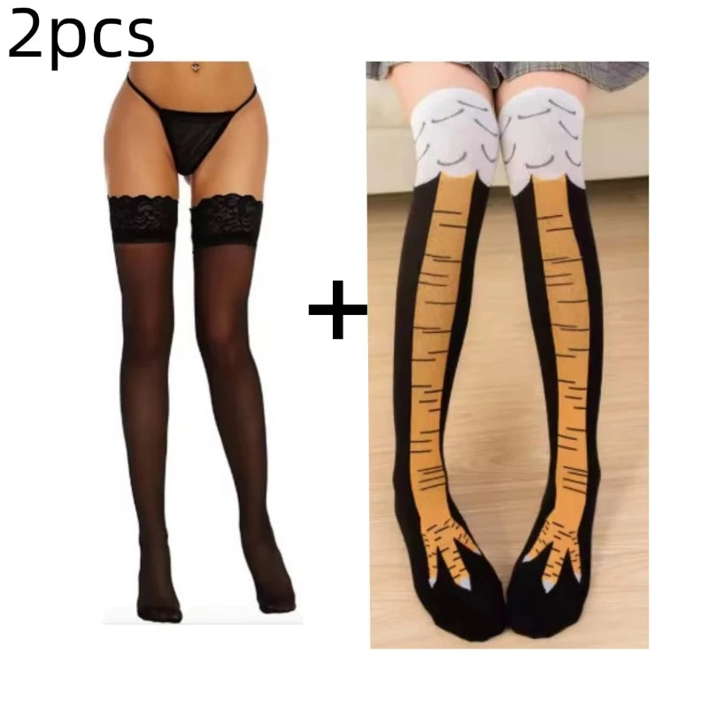 Women's Sexy Lacy Silk Stocking