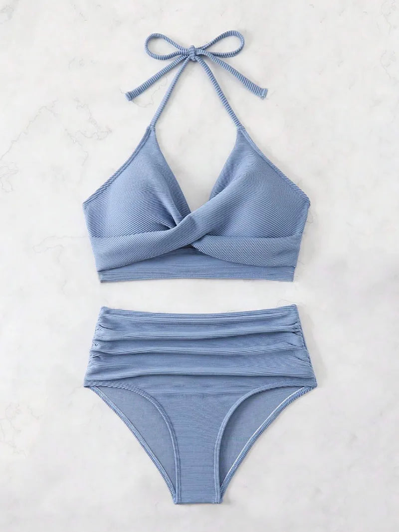 "Sexy High Waist 2-Piece" Bikini Set