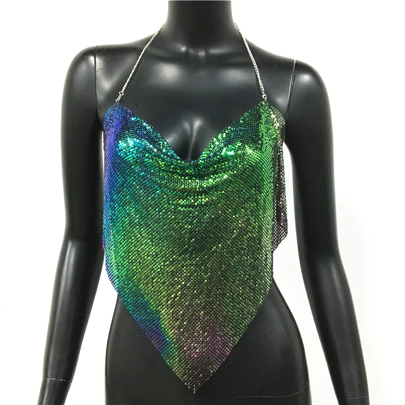 "Sexy Sequins" Crop Top