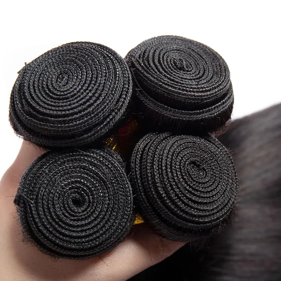 "Brazilian Bone Straight" Bundles