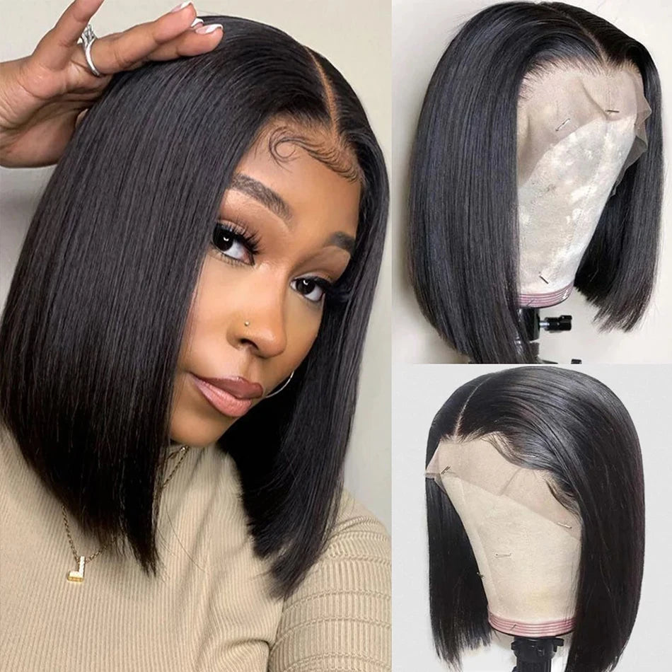 "Bob Wig" Human Hair Lace Front