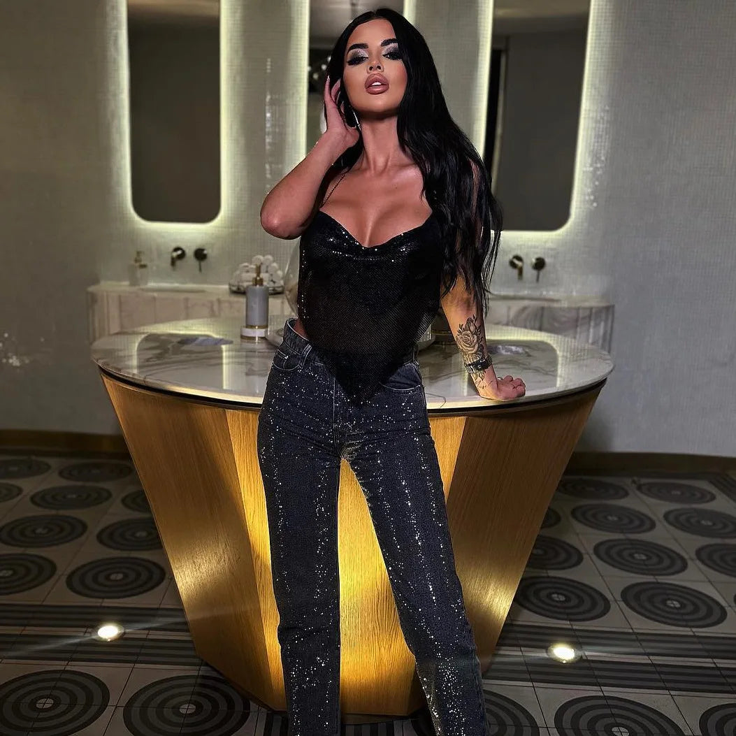 "Sexy Sequins" Crop Top