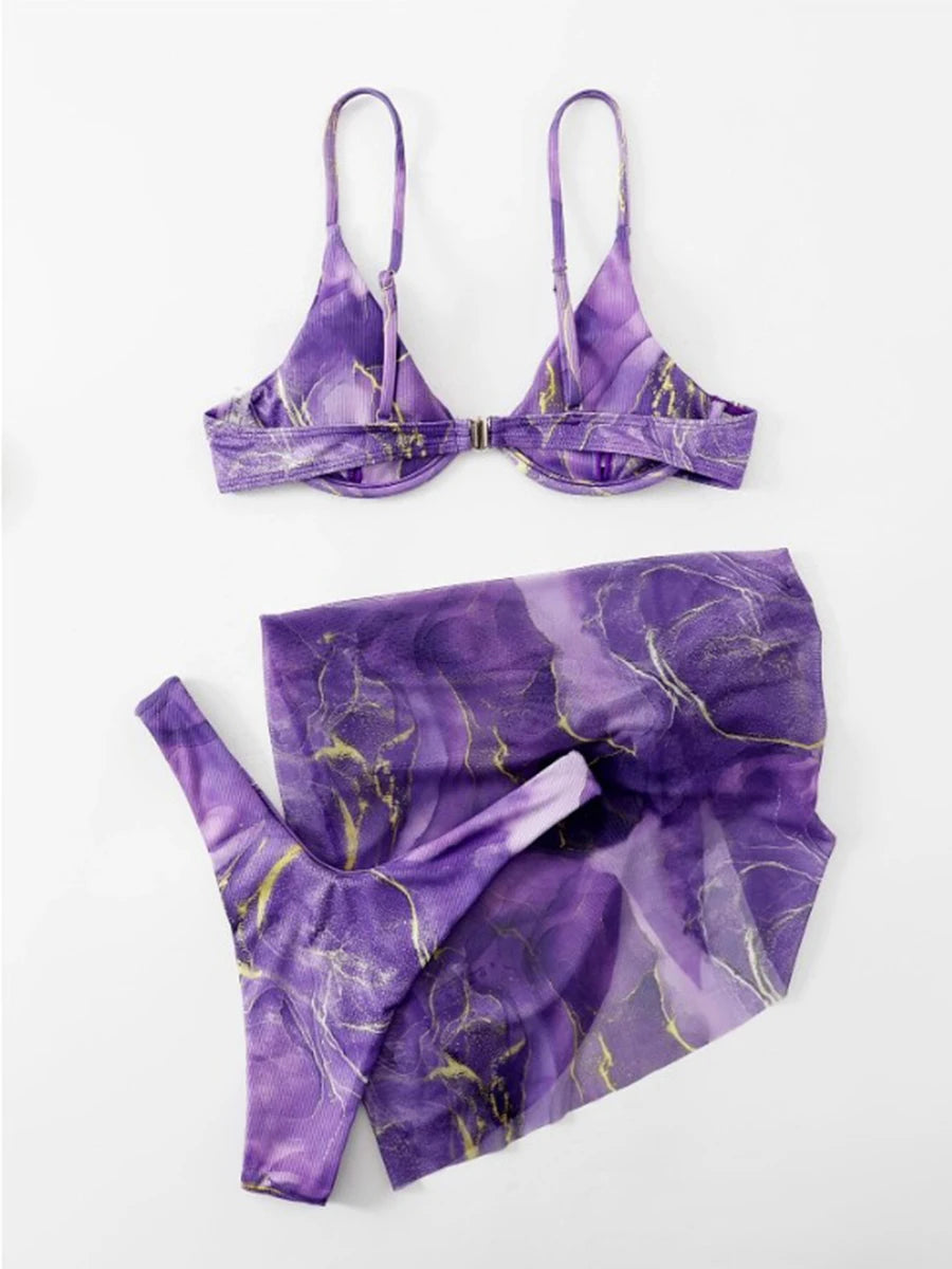 "3pc Push Up" Bikini Set