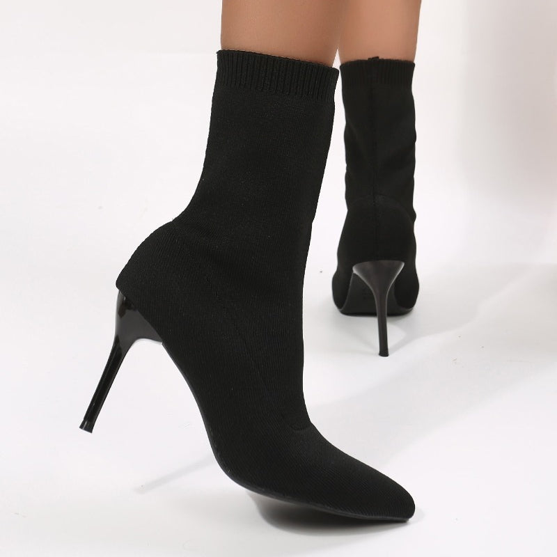 "Sexy Sock Boot" High Heels