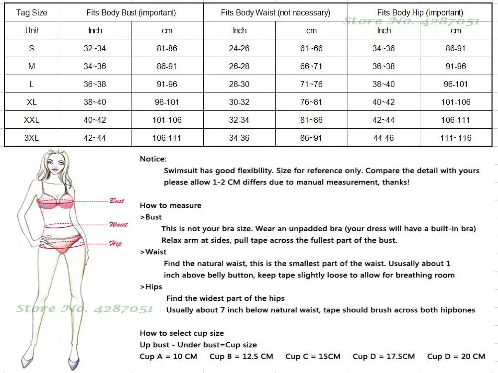 "3pc Retro Shawl" Swim Set
