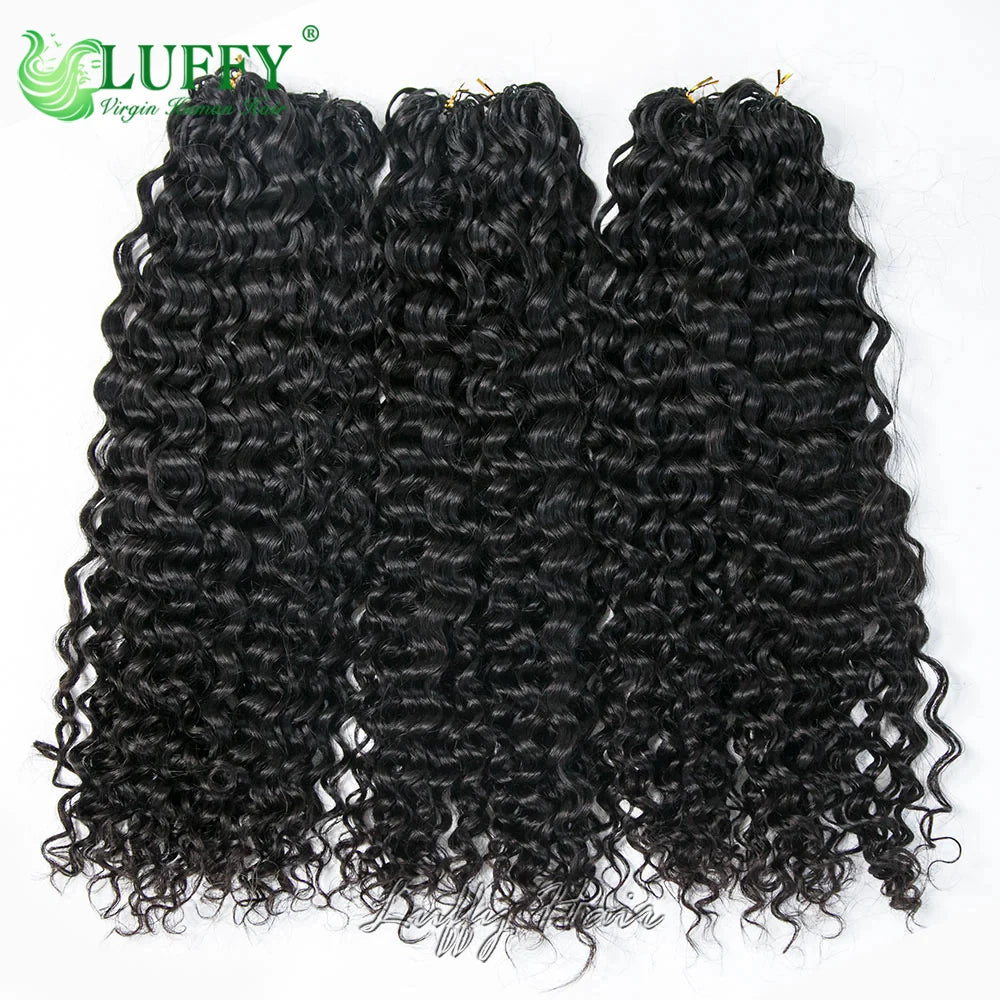 Water Wave Knotless Crochet Extensions *Burmese Hair*