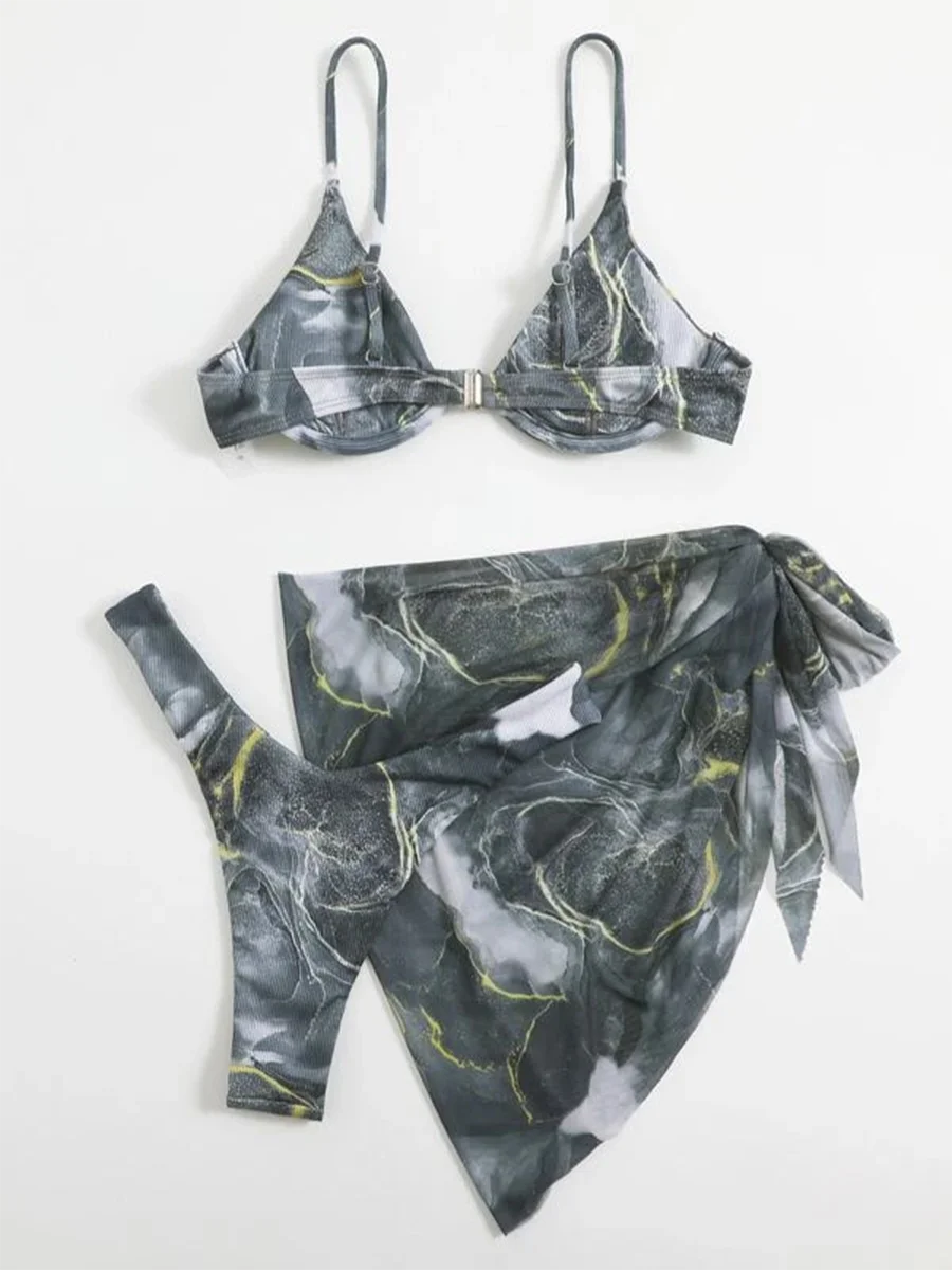 "3pc Push Up" Bikini Set
