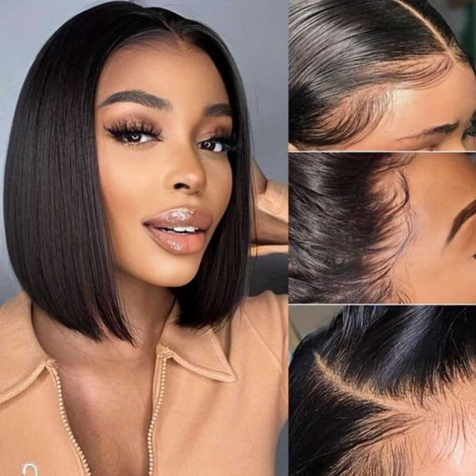 "Bob Wig" Human Hair Lace Front