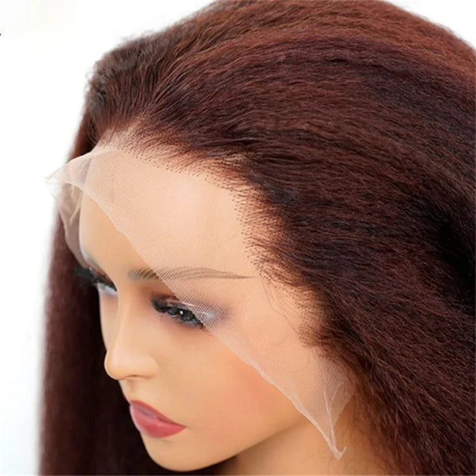 "Reddish Brown Kinky" Wig