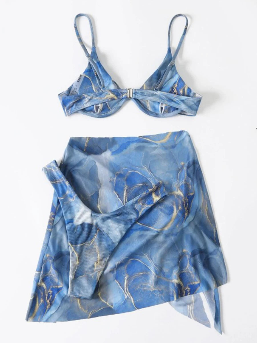 "3pc Push Up" Bikini Set