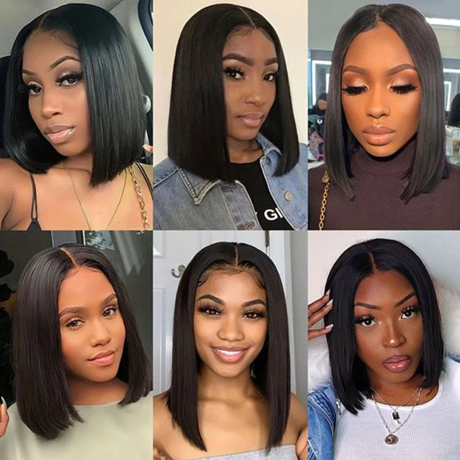"Bob Wig" Human Hair Lace Front