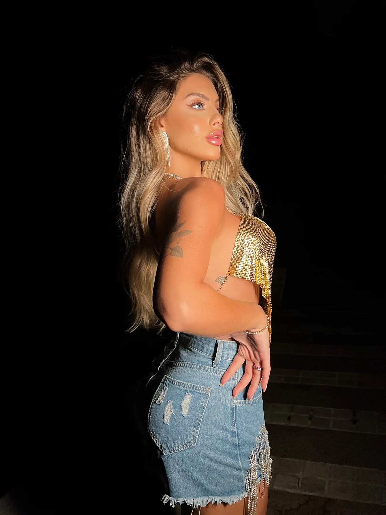 "Sexy Sequins" Crop Top