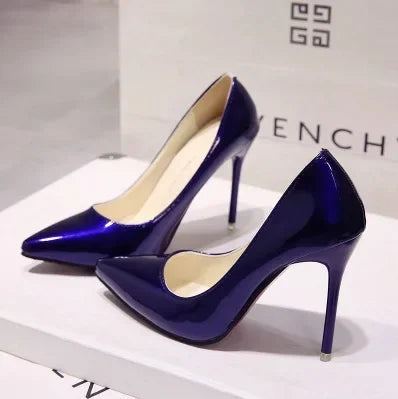 "Assorted Patent Leather" High Heel Pumps