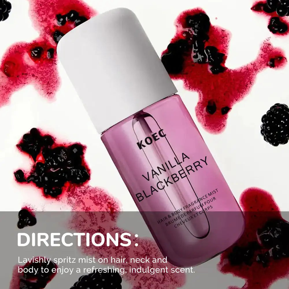 KOEC Vanilla Blackberry Fragrance Mist Perfume