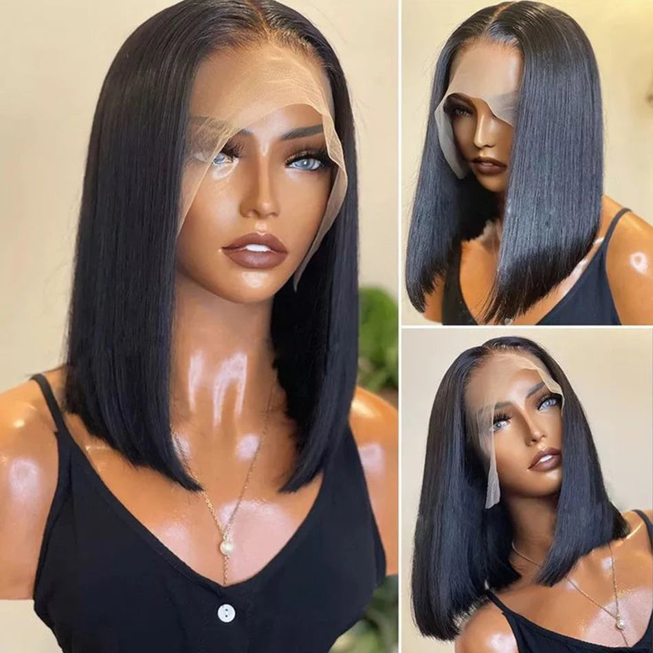 "Bob Wig" Human Hair Lace Front