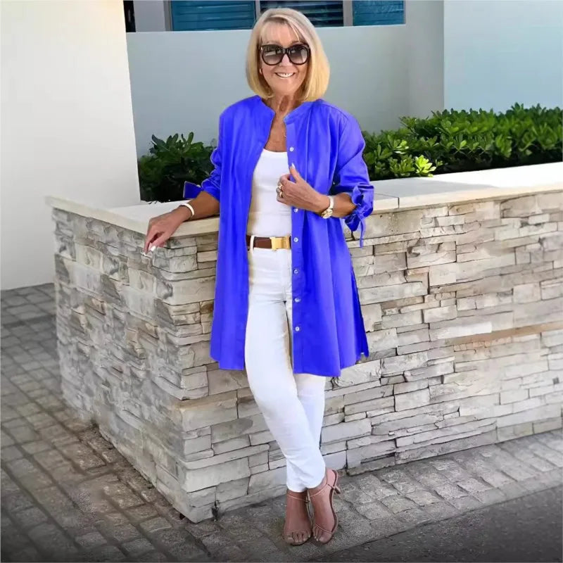 Women's Fashionable Lapel Cardigan