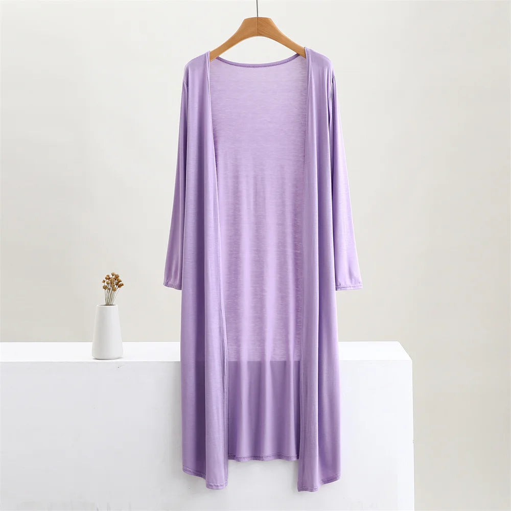 Margaret Modal Long Female Cardigan