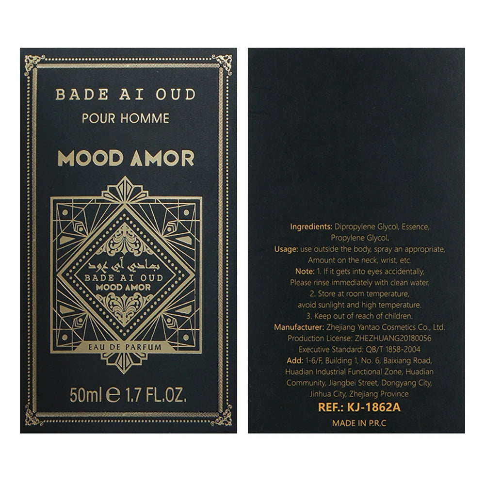 New Arabic Essential Scent Men's Pheromone "Eau De Parfum"
