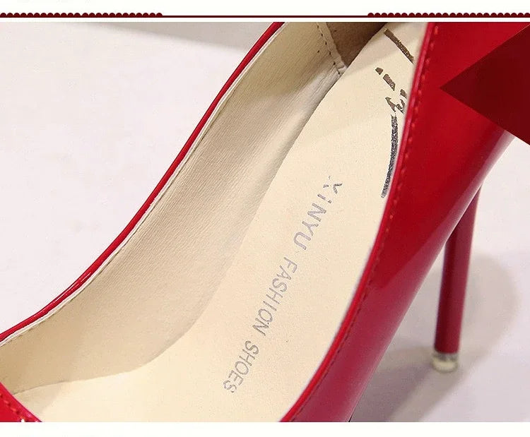 "Assorted Patent Leather" High Heel Pumps