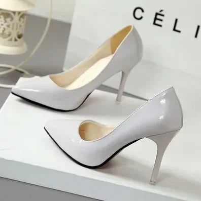 "Assorted Patent Leather" High Heel Pumps