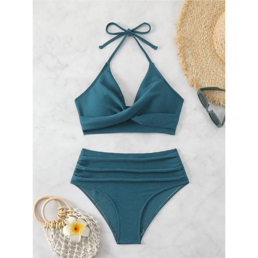 "Sexy High Waist 2-Piece" Bikini Set