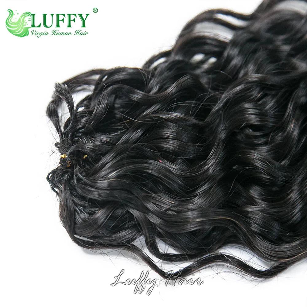 Water Wave Knotless Crochet Extensions *Burmese Hair*