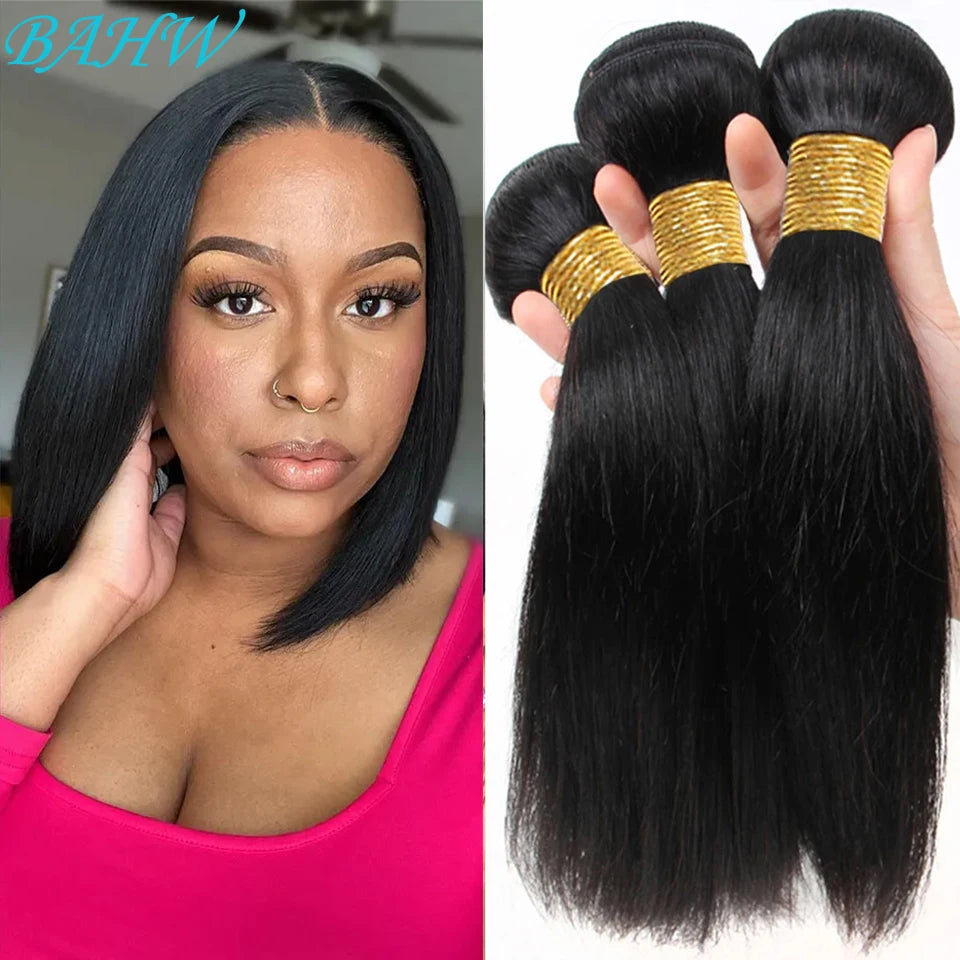 "Brazilian Bone Straight" Bundles