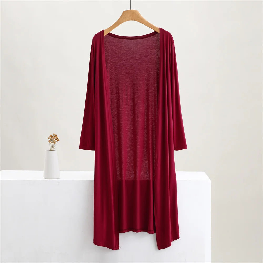 Margaret Modal Long Female Cardigan