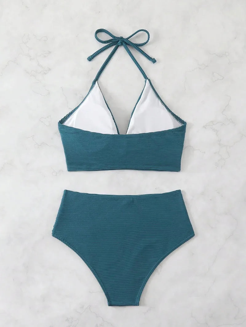 "Sexy High Waist 2-Piece" Bikini Set