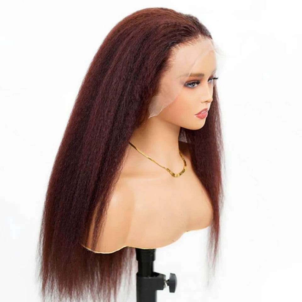 "Reddish Brown Kinky" Wig