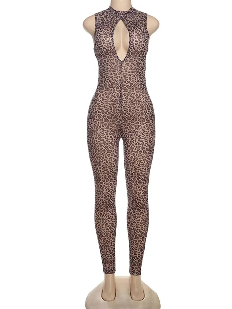 "Sexy Leopard Print" Jumpsuit