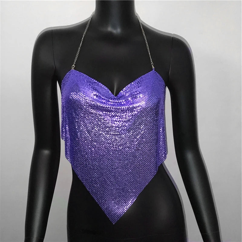 "Sexy Sequins" Crop Top