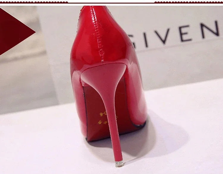 "Assorted Patent Leather" High Heel Pumps