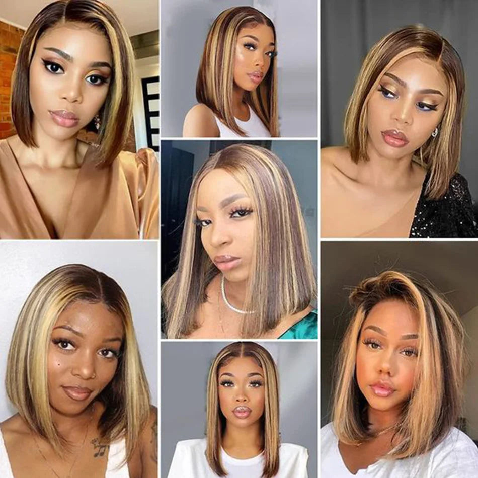 "Bob Wig" Human Hair Lace Front
