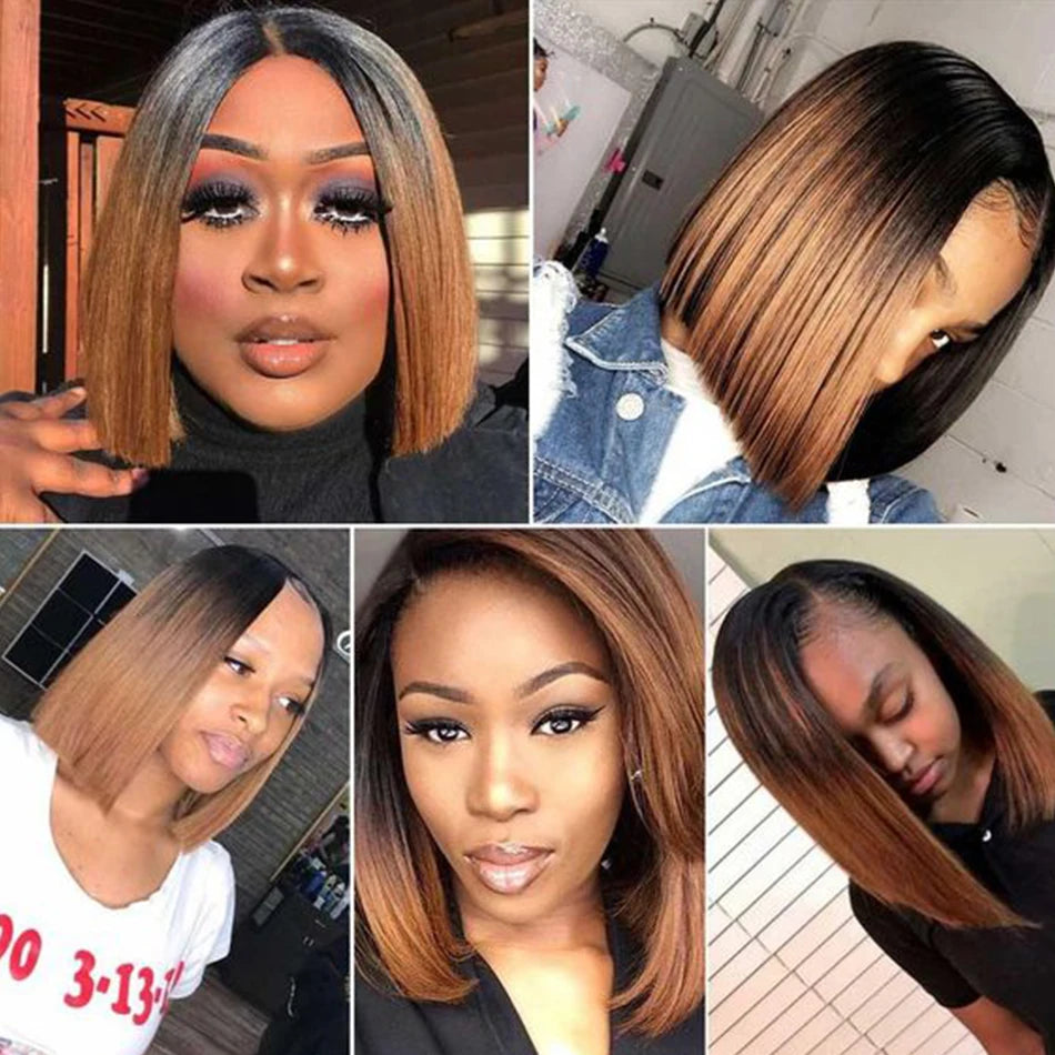"Bob Wig" Human Hair Lace Front