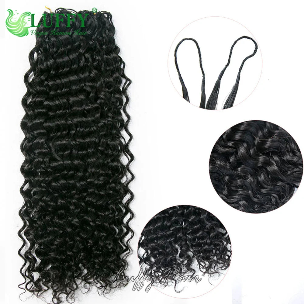 Water Wave Knotless Crochet Extensions *Burmese Hair*