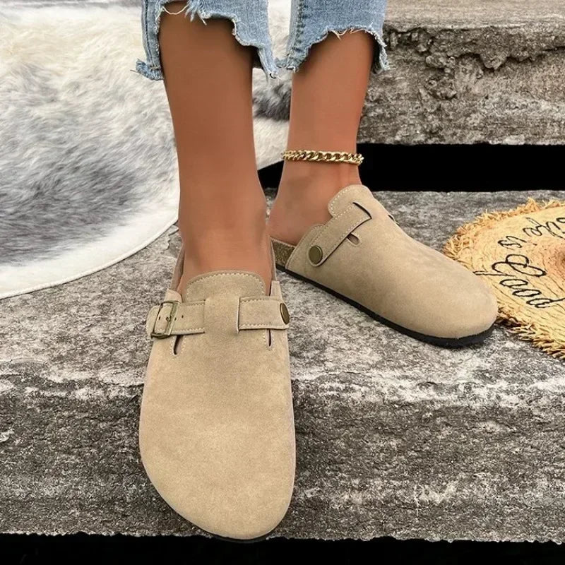 "Comfort Mules Cork" Slides