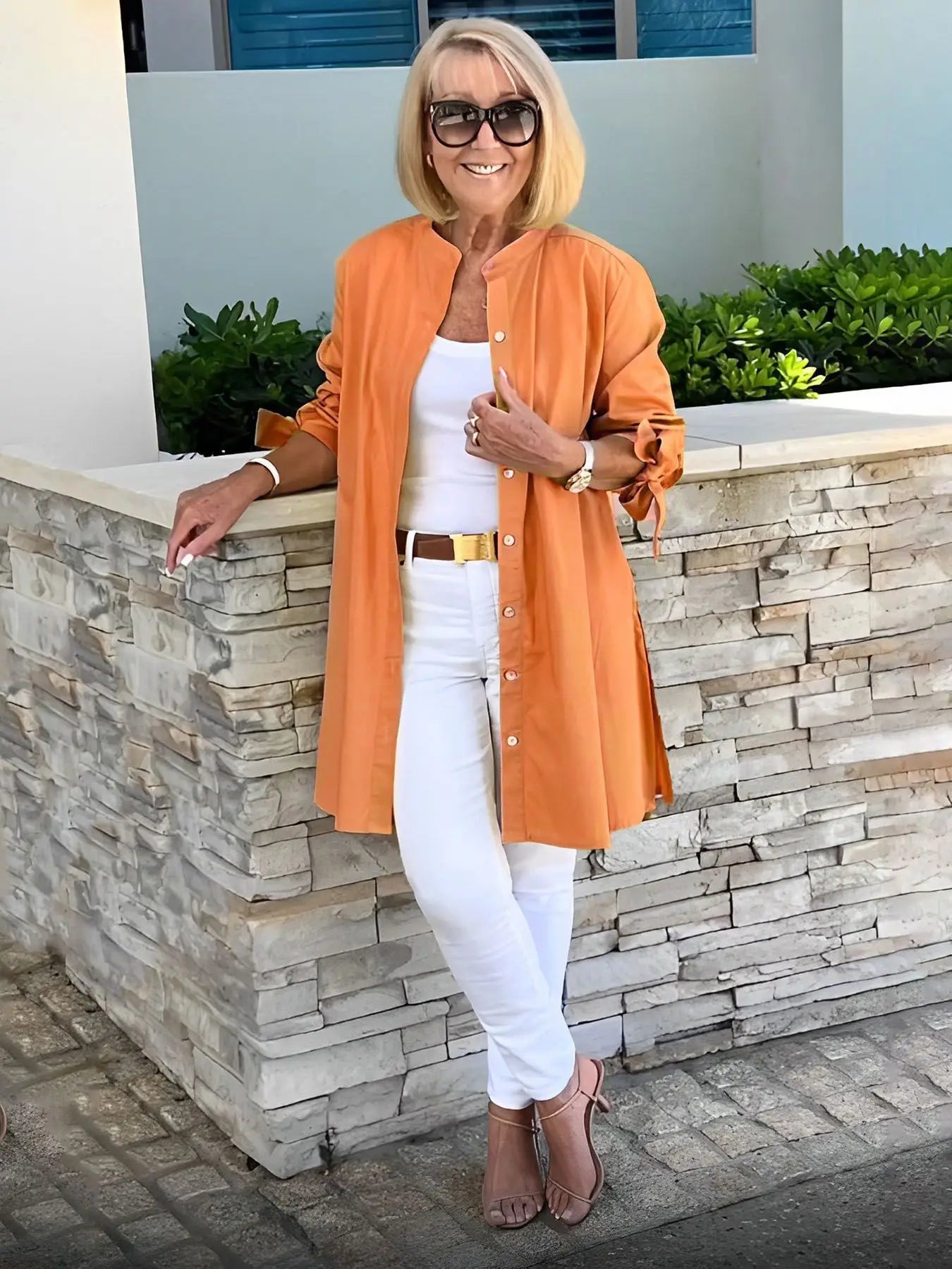 Women's Fashionable Lapel Cardigan