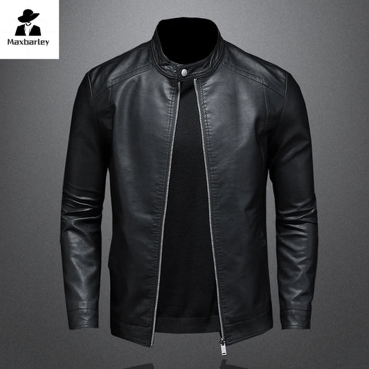 "Motorcycle Slim" Leather Jacket
