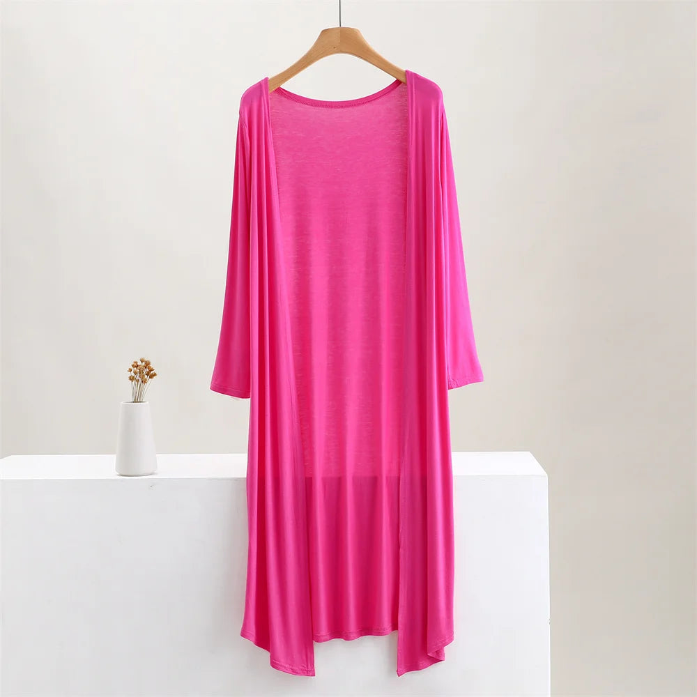 Margaret Modal Long Female Cardigan