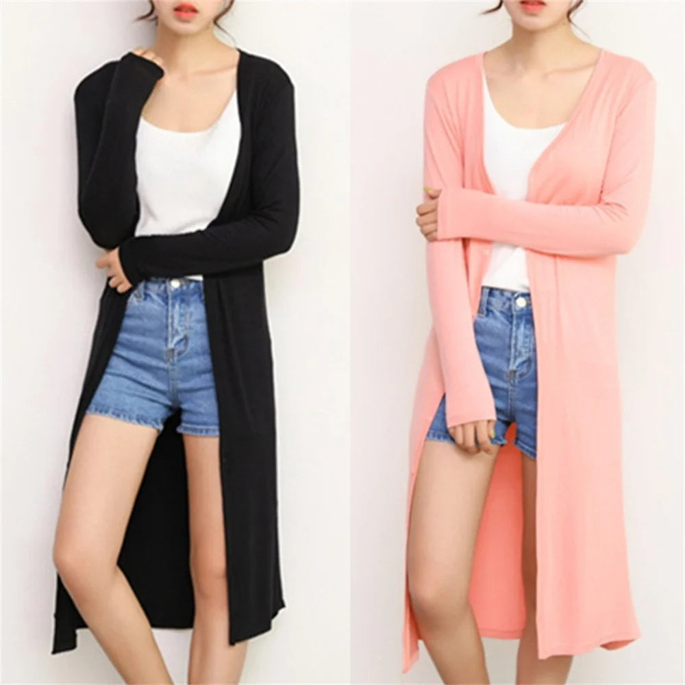 Margaret Modal Long Female Cardigan