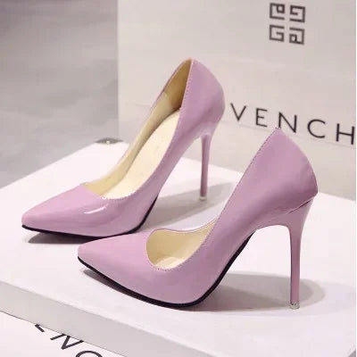 "Assorted Patent Leather" High Heel Pumps