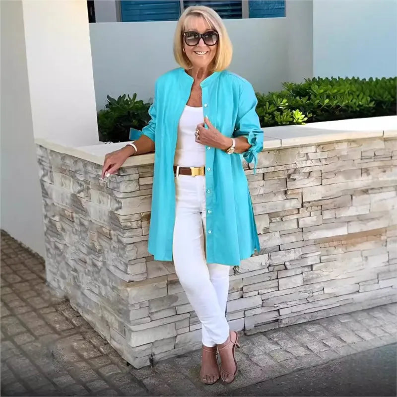 Women's Fashionable Lapel Cardigan
