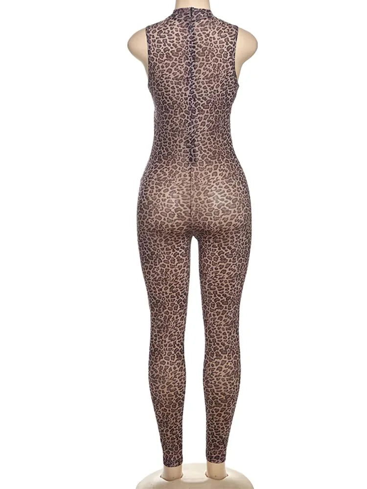 "Sexy Leopard Print" Jumpsuit