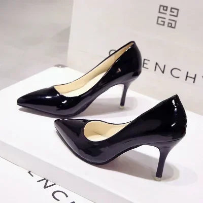 "Assorted Patent Leather" High Heel Pumps