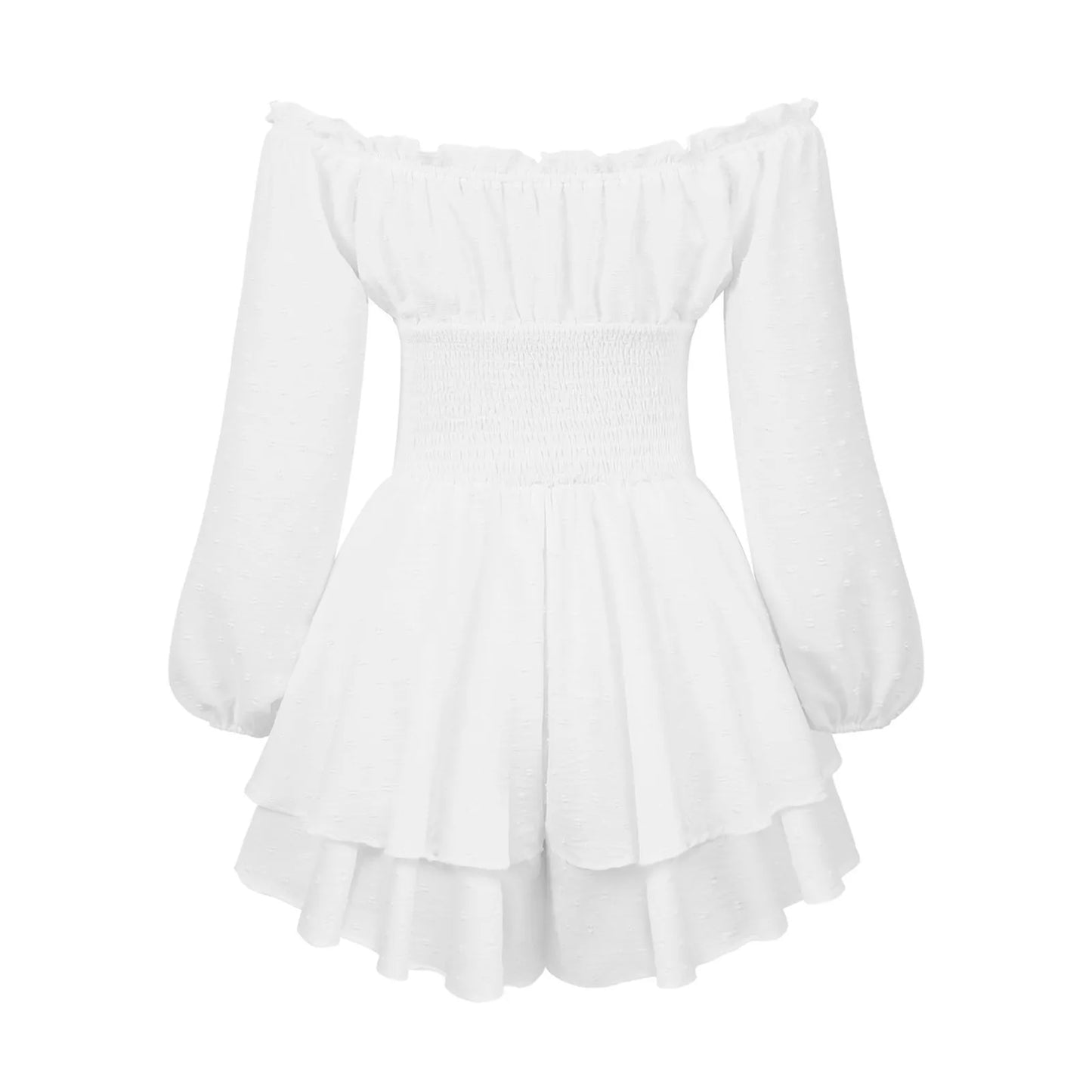 "Ruffled Romper" Mini Dress