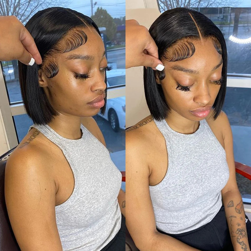 "Bob Wig" Human Hair Lace Front