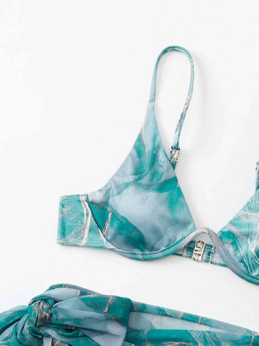 "3pc Push Up" Bikini Set