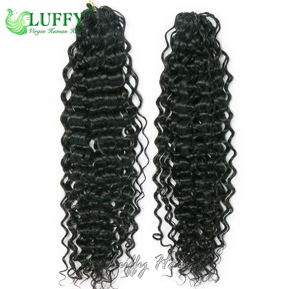 Water Wave Knotless Crochet Extensions *Burmese Hair*